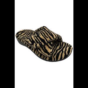 Vionic Women's Adjustable Strap Slippers Relax Tiger - Medium